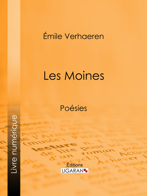 Title details for Les Moines by Emile Verhaeren - Available